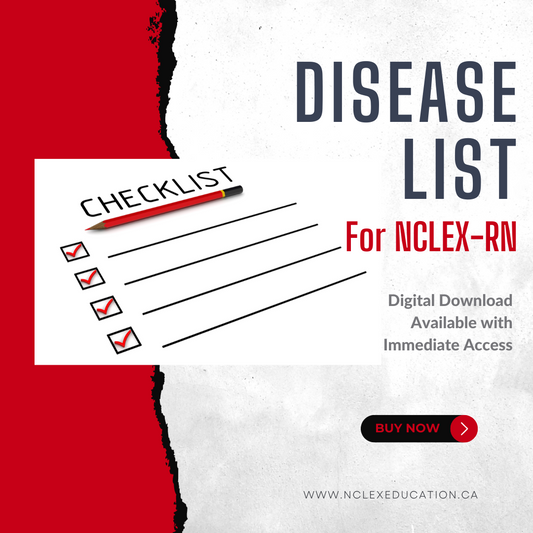 NCLEX-RN Disease List for Studying